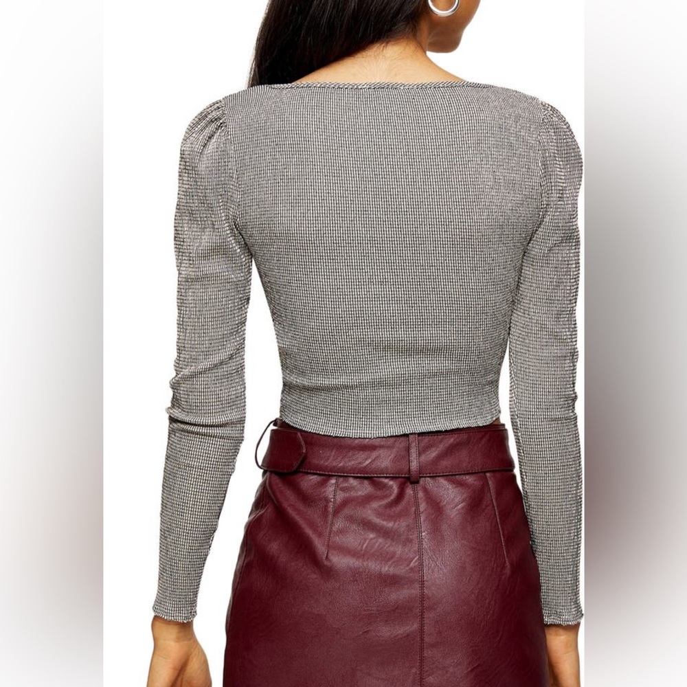 Topshop Square Neck Crop Top - Picture 4 of 6